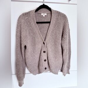 BP Women's Taupe Knit Cardigan